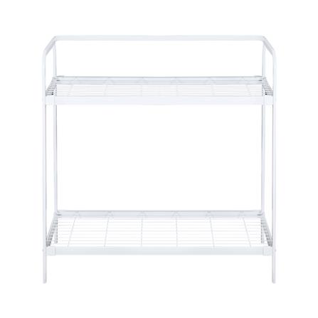 ราวแขวนพร้อมชั้นวาง 2 ชั้น PLIM COCO 80 ซม. สีขาว_1