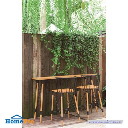 เก้าอี้บาร์ไม้สัก SPRING ROUND LEG_3