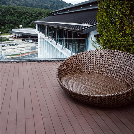 ไม้พื้น THAISUN ELEGANT SX88H23-C19 8.8X300X2.3 ซม. สีน้ำตาลช็อกโกแลต_2