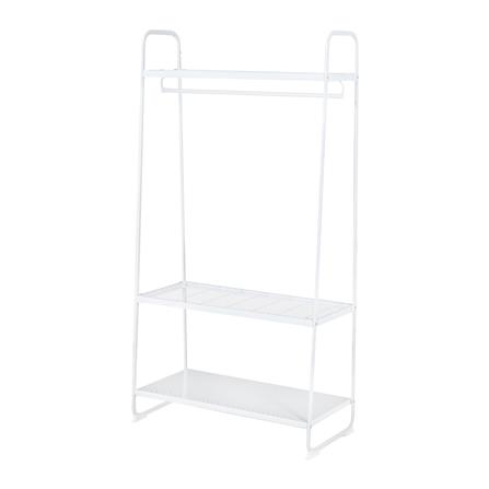 ราวแขวนผ้า+ชั้นวาง 3 ชั้น PLIM COCO 90 ซม. สีขาว