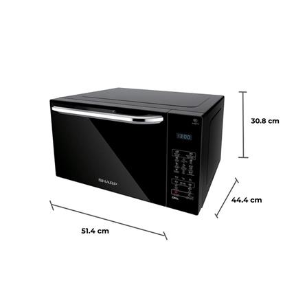 ไมโครเวฟระบบย่าง SHARP R-752PBK 25 ลิตร_3