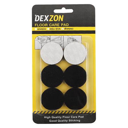 สักหลาดกลม DEXZON 35X3 มม. สีดำ 12 ชิ้น_1