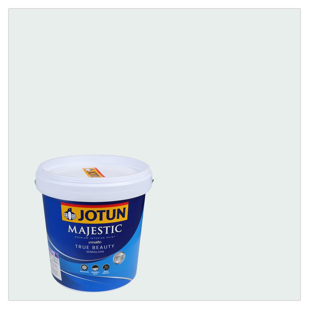 สีน้ำทาภายใน ชนิดกึ่งเงา JOTUN MAJESTIC TRUE BEAUTY 5001 สี SNOW WHITE 2.5 แกลลอน