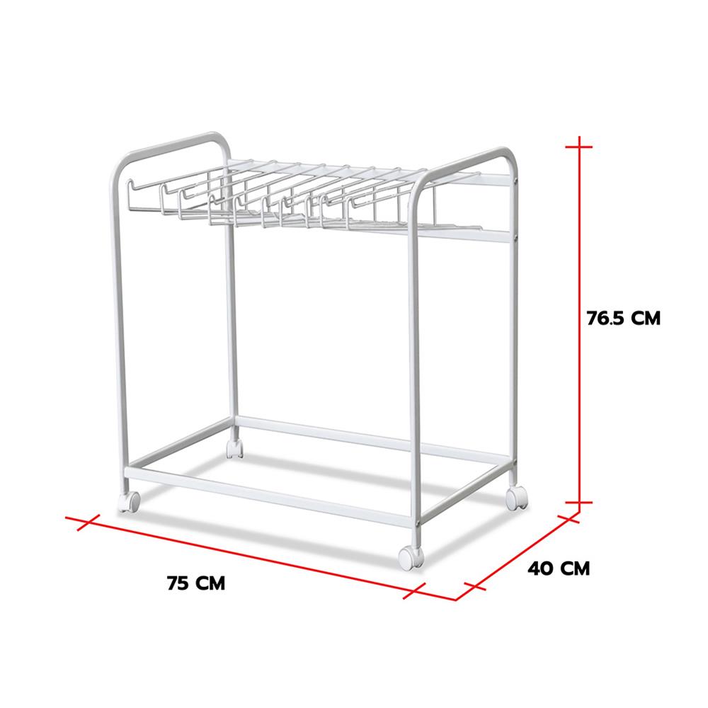 ราวแขวนกางเกง PLIM COCO 75 ซม. สีขาว