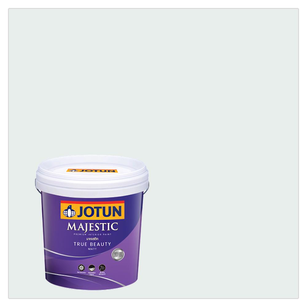 สีน้ำทาภายใน ชนิดด้าน JOTUN MAJESTIC TRUE BEAUTY 5001 สี SNOW WHITE 2.5 แกลลอน