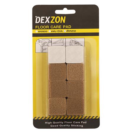 สักหลาดเหลี่ยม DEXZON 25X3 มม. สีเบจ 48 ชิ้น_1