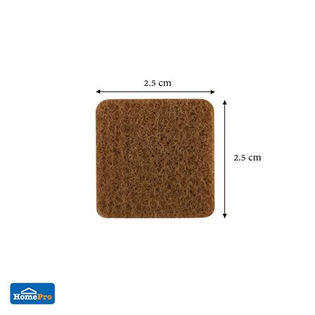 สักหลาดเหลี่ยม DEXZON 25X3 มม. สีเบจ 48 ชิ้น_2