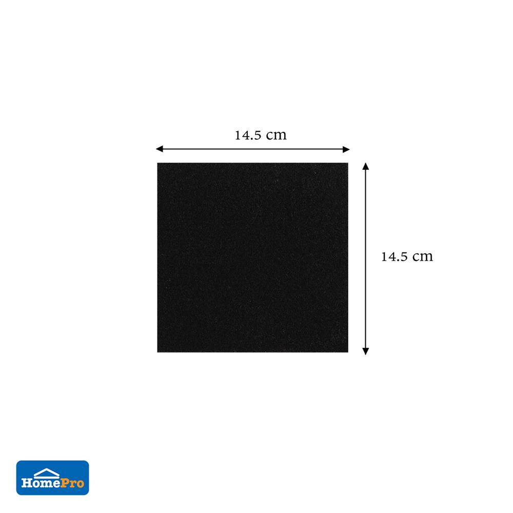 สักหลาดเหลี่ยม DIY DEXZON 145X3 มม. สีดำ 2 ชิ้น