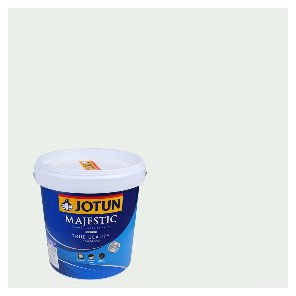 สีน้ำทาภายใน ชนิดกึ่งเงา JOTUN MAJESTIC TRUE BEAUTY 7001 สี HINT OF BLUE 2.5 แกลลอน