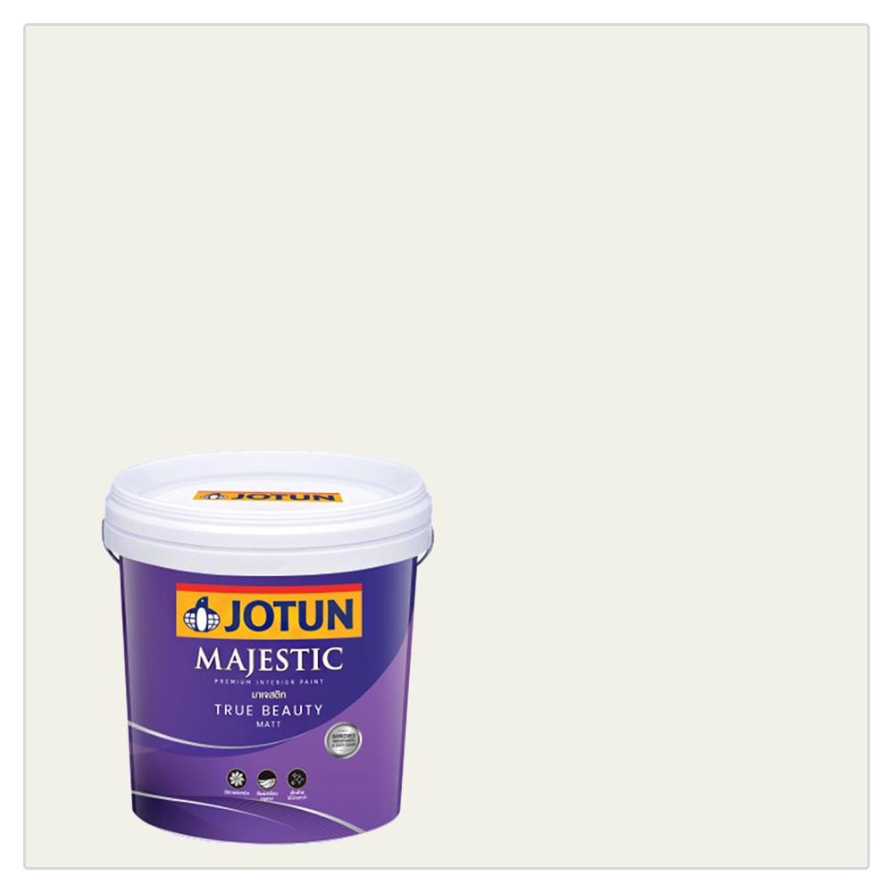 สีน้ำทาภายใน ชนิดด้าน JOTUN MAJESTIC TRUE BEAUTY 1624 สี SKYLIGHT 2.5 แกลลอน