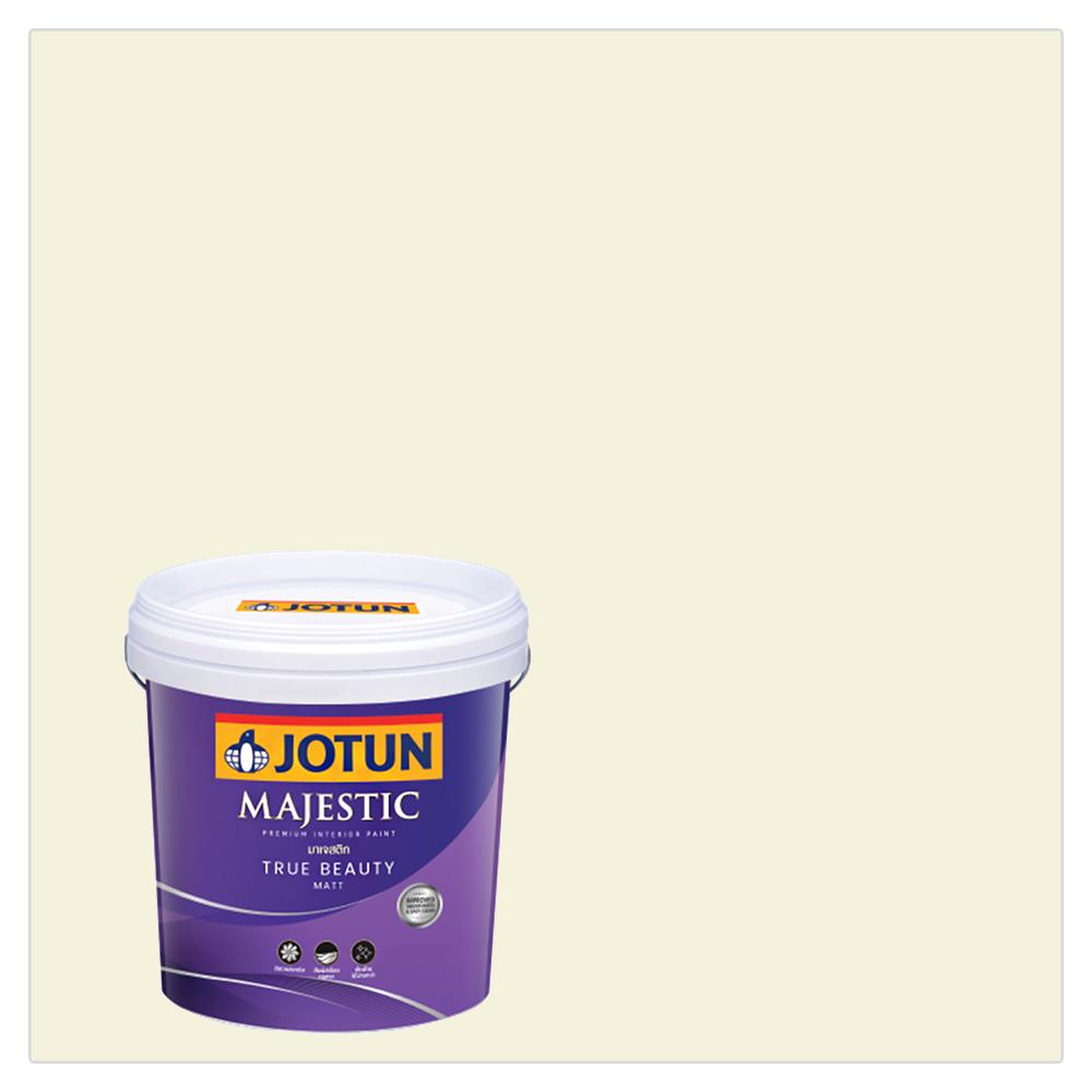 สีน้ำทาภายใน ชนิดด้าน JOTUN MAJESTIC TRUE BEAUTY 1356 สี CORNSILK 2.5 แกลลอน