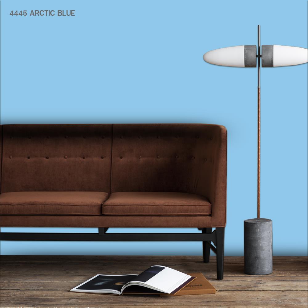 สีน้ำทาภายใน ชนิดกึ่งเงา JOTUN MAJESTIC TRUE BEAUTY 4445 สี ARCTIC BLUE 2.5 แกลลอน