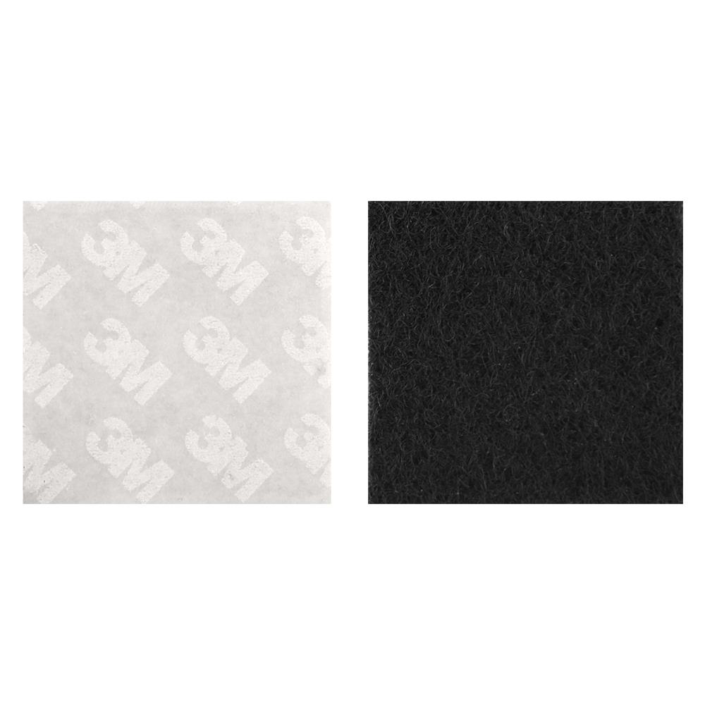 สักหลาดเหลี่ยม DEXZON 35X3 มม. สีดำ 12 ชิ้น