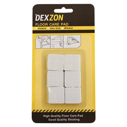 แผ่น EVA เหลี่ยม DEXZON 25X3 มม. สีขาว 12 ชิ้น_1