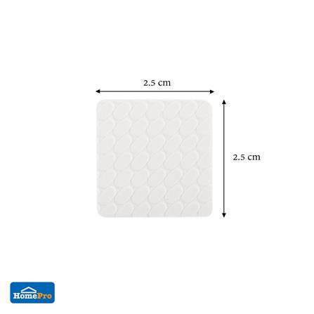 แผ่น EVA เหลี่ยม DEXZON 25X3 มม. สีขาว 12 ชิ้น_2