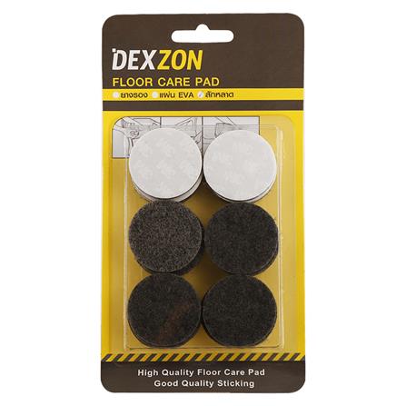 สักหลาดกลม DEXZON 35X3 มม. สีเทา 24 ชิ้น_1