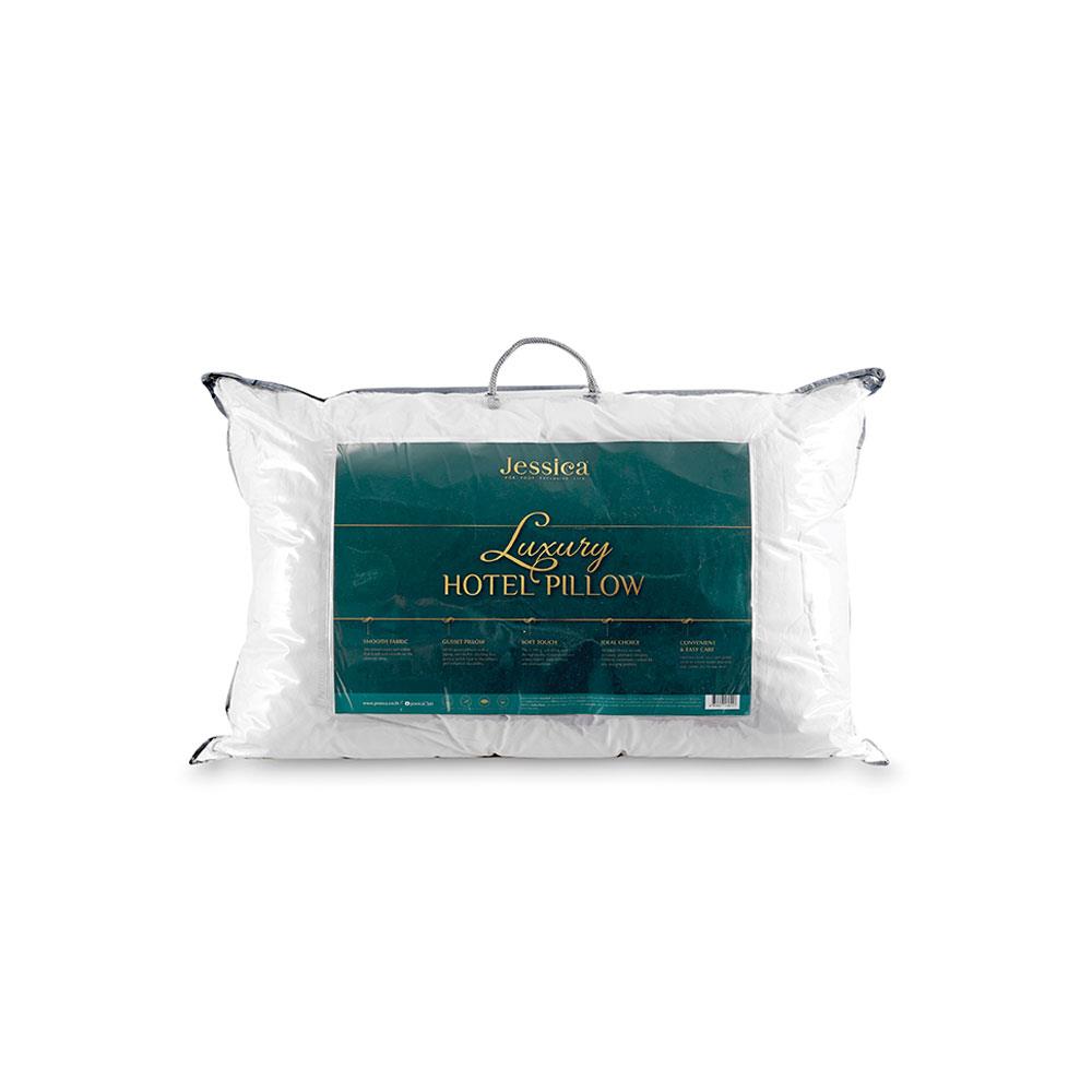 หมอนหนุน ใยสังเคราะห์ JESSICA LUXURY HOTEL 26055 50x72.5 ซม.สีขาว