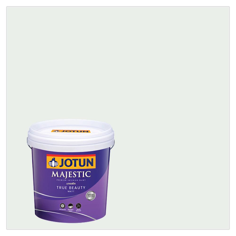 สีน้ำทาภายใน ชนิดด้าน JOTUN MAJESTIC TRUE BEAUTY 7001 สี HINT OF BLUE 2.5 แกลลอน