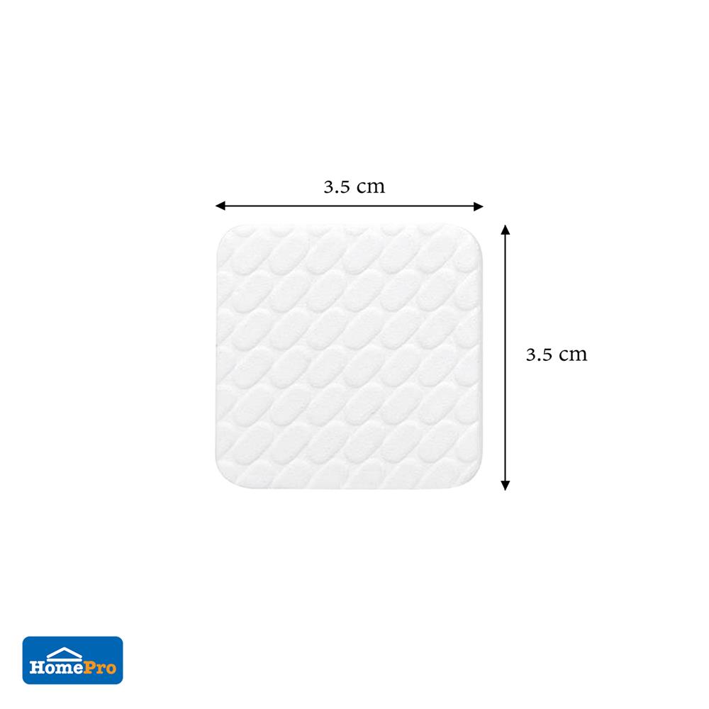 แผ่น EVA เหลี่ยม DEXZON 35X3 มม. สีขาว 12 ชิ้น
