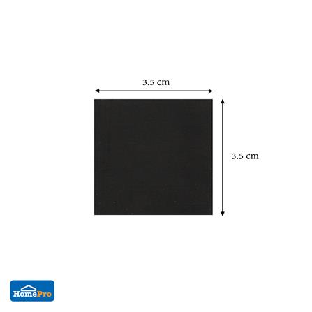 ยางรองเหลี่ยม DEXZON 35X3 มม. สีดำ 12 ชิ้น_2