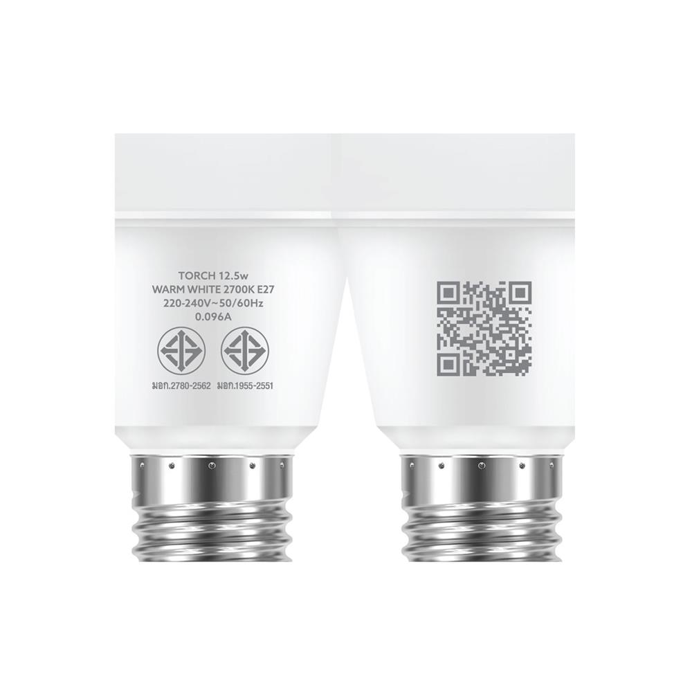 หลอด LED LAMPTAN TORCH 12.5 วัตต์ WARMWHITE E27