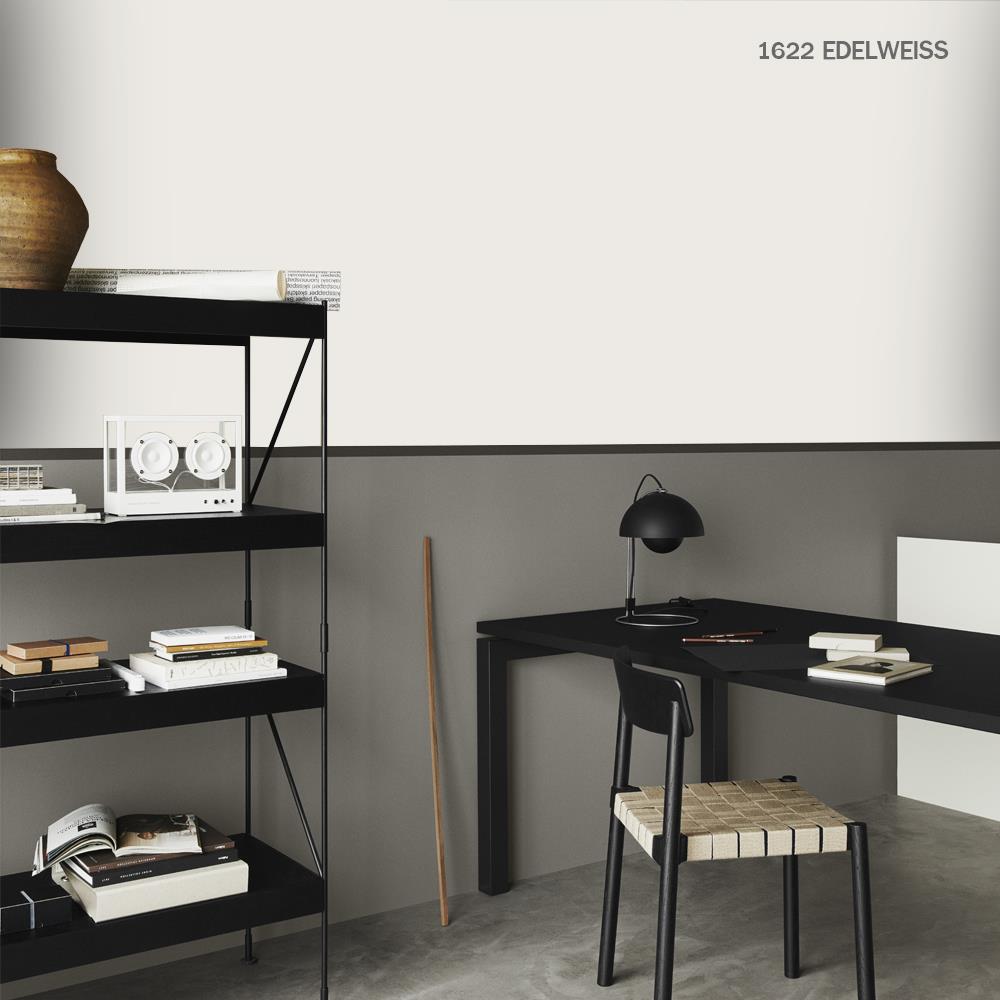 สีน้ำทาภายใน ชนิดกึ่งเงา JOTUN MAJESTIC TRUE BEAUTY 1622 สี EDELWEISS 2.5 แกลลอน