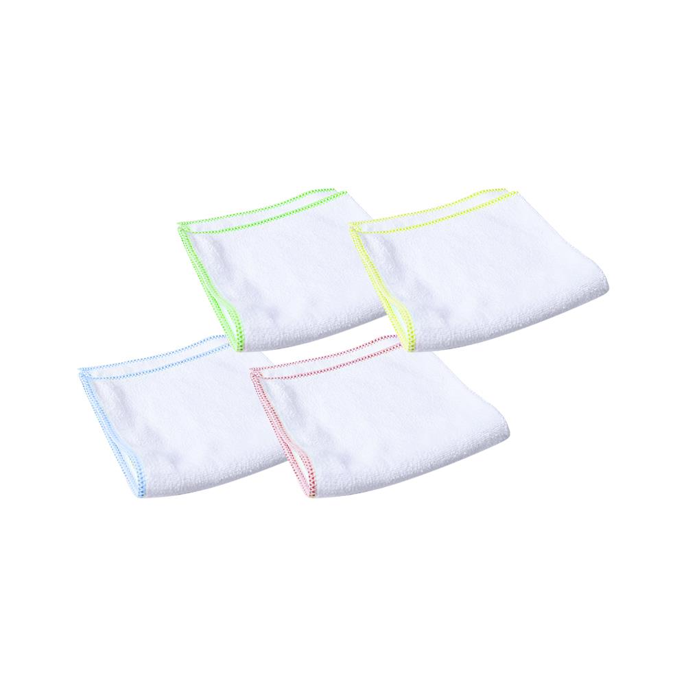 ผ้าเช็ดอเนกประสงค์ KECH สีขาว แพ็ก 4 ชิ้น