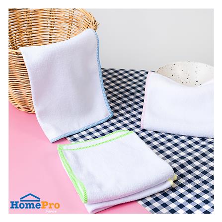 ผ้าเช็ดอเนกประสงค์ KECH สีขาว แพ็ก 4 ชิ้น_3