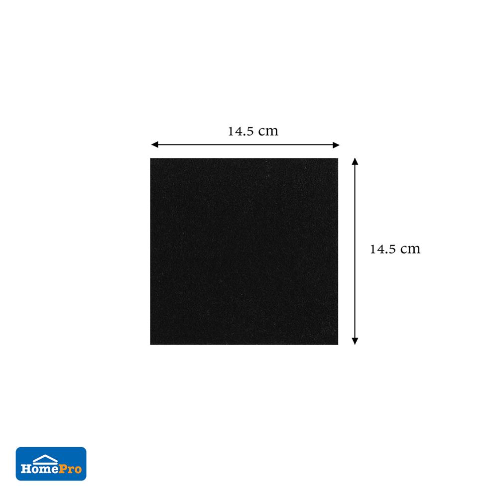ยางรองเหลี่ยม DIY DEXZON 145X1 มม. สีดำ 1 ชิ้น