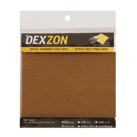 สักหลาดเหลี่ยม DIY DEXZON 145X3 มม. สีเบจ 2 ชิ้น_1
