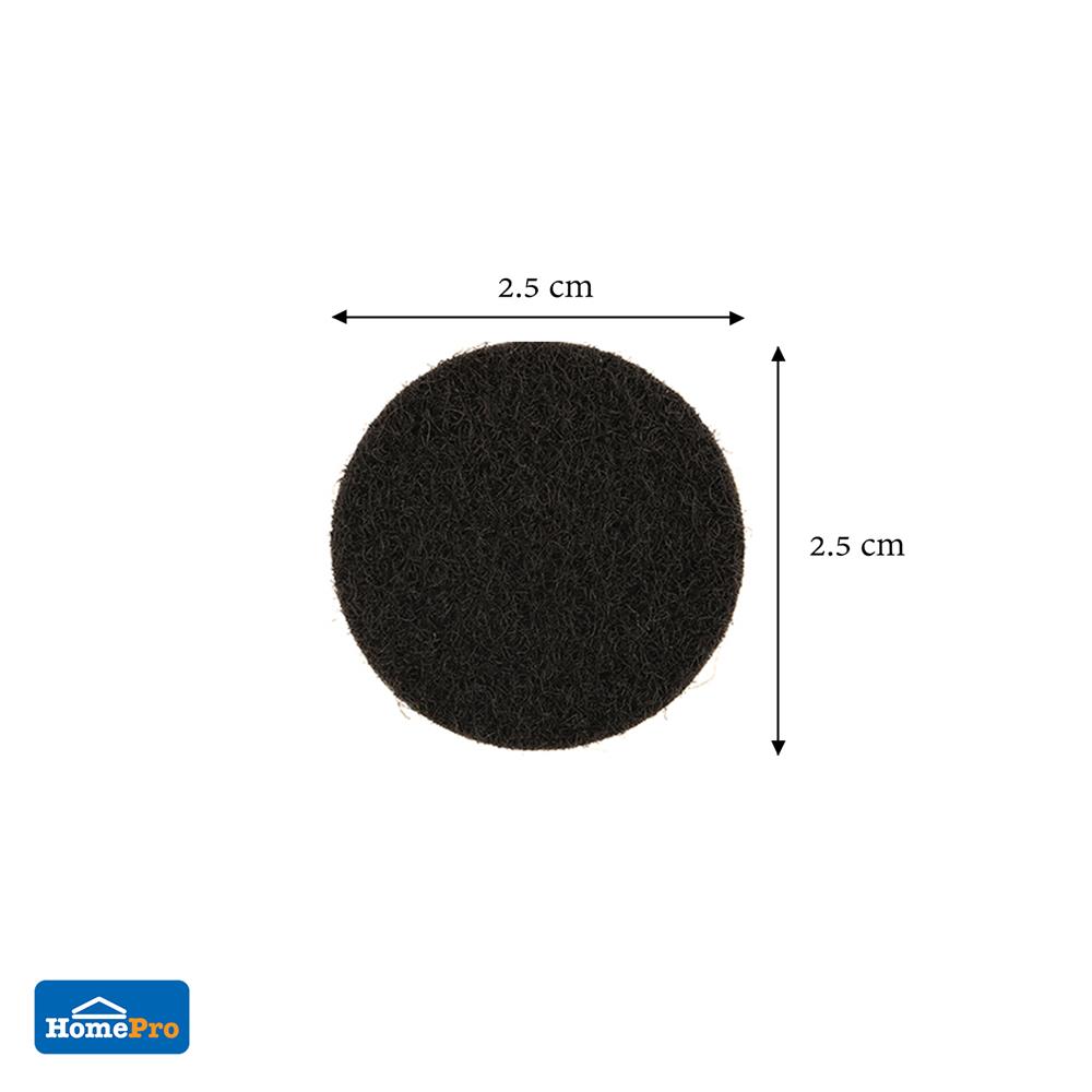 สักหลาดกลม DEXZON 25X3 มม. สีเทา 48 ชิ้น