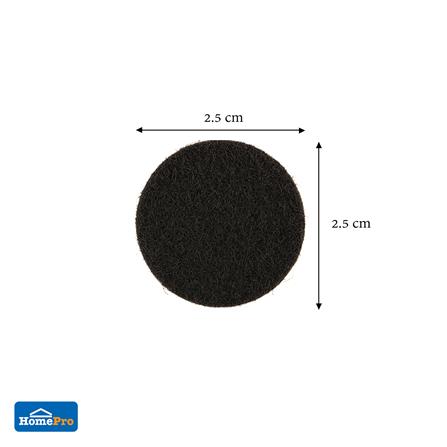 สักหลาดกลม DEXZON 25X3 มม. สีเทา 48 ชิ้น_2