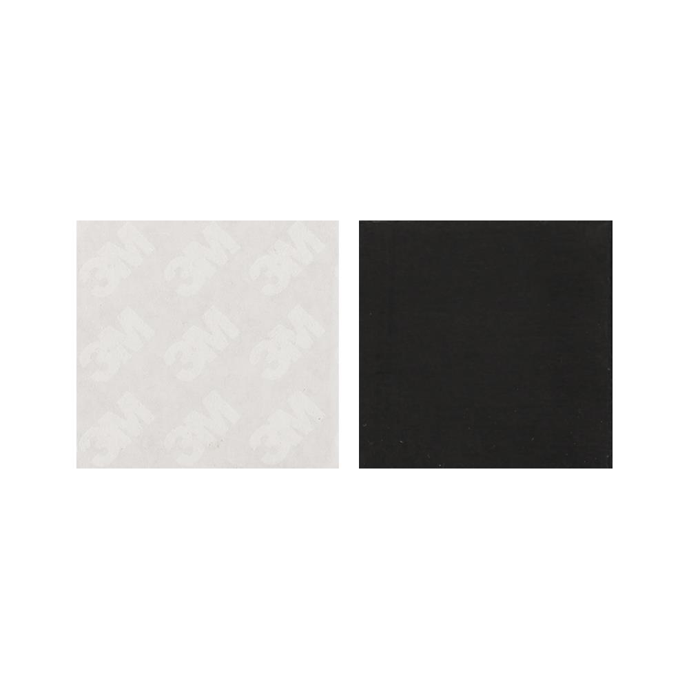 สักหลาดเหลี่ยม DEXZON 25X3 มม. สีดำ 12 ชิ้น