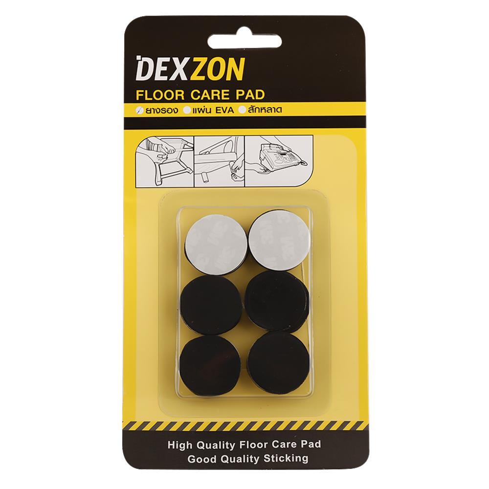 ยางรองกลม DEXZON 25X3 มม. สีดำ 12 ชิ้น