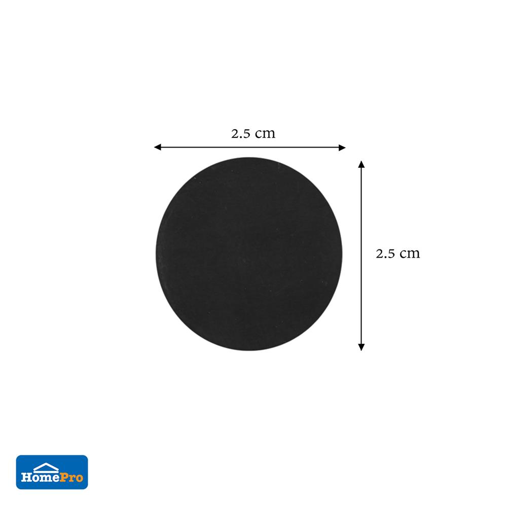 ยางรองกลม DEXZON 25X3 มม. สีดำ 12 ชิ้น