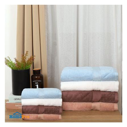 ผ้าขนหนู HOME LIVING STYLE KARA 15x32 นิ้ว สีฟ้า_4