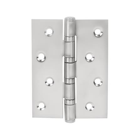 บานพับ 4X3 นิ้ว AZLE 268/432 สีสเตนเลส แพ็ก 4 ชิ้น