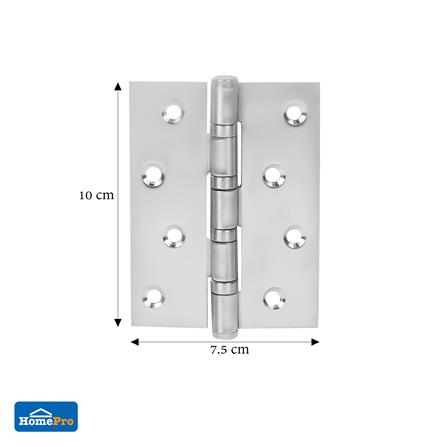 บานพับ 4X3 นิ้ว AZLE 268/432 สีสเตนเลส แพ็ก 4 ชิ้น_3