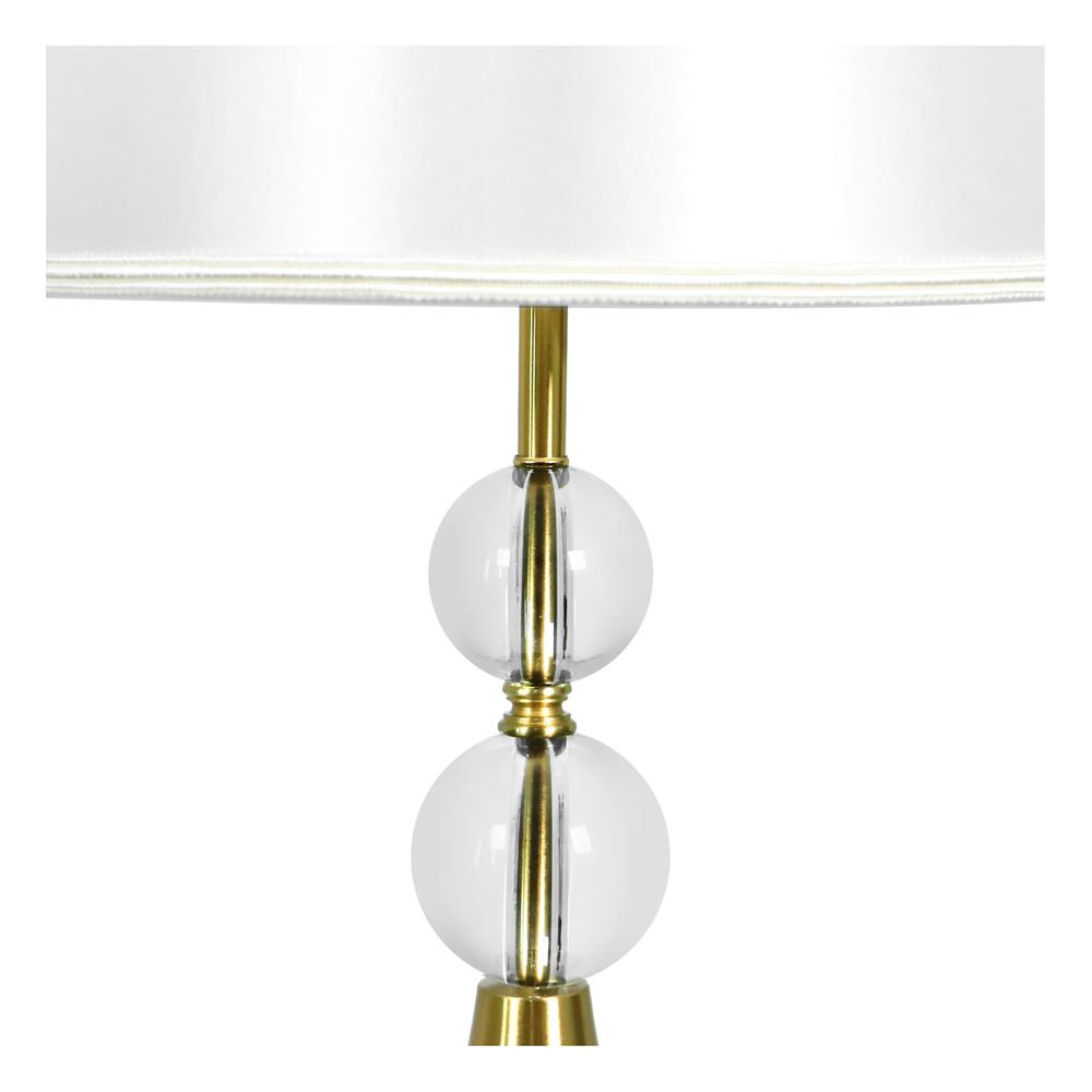 ไฟตั้งโต๊ะ CARINI MT5319 สีขาว/ใส/ทอง