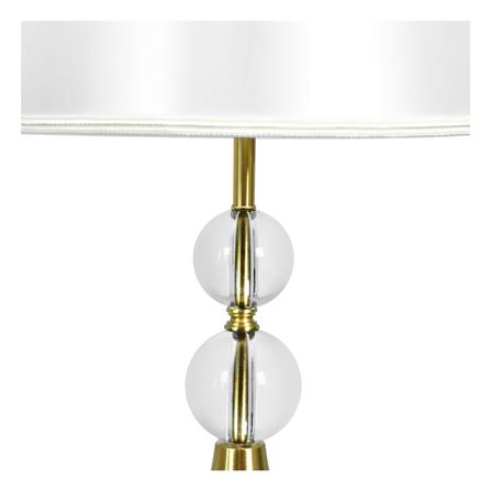 ไฟตั้งโต๊ะ CARINI MT5319 สีขาว/ใส/ทอง_2