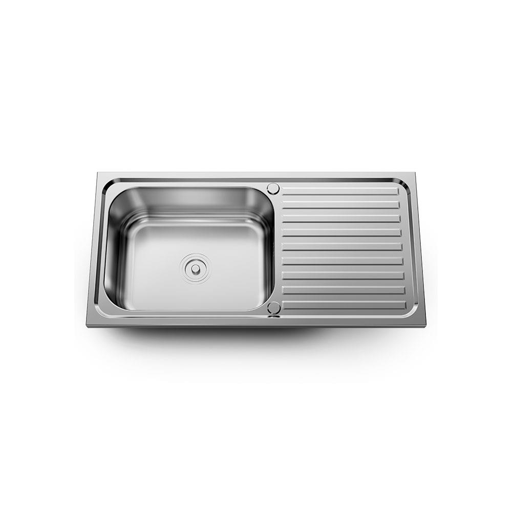 ซิงค์ฝัง 1หลุม 1ที่พัก LTP AST10050(S) สเตนเลส