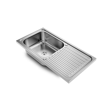 ซิงค์ฝัง 1หลุม 1ที่พัก LTP AST10050(S) สเตนเลส_2