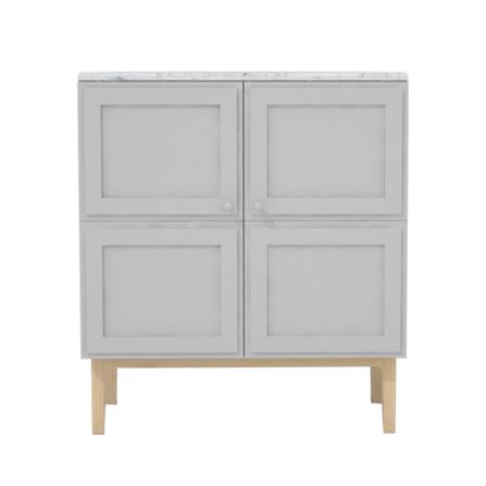 ตู้ WHOOP MABURU 80 ซม. สี MIST GREY