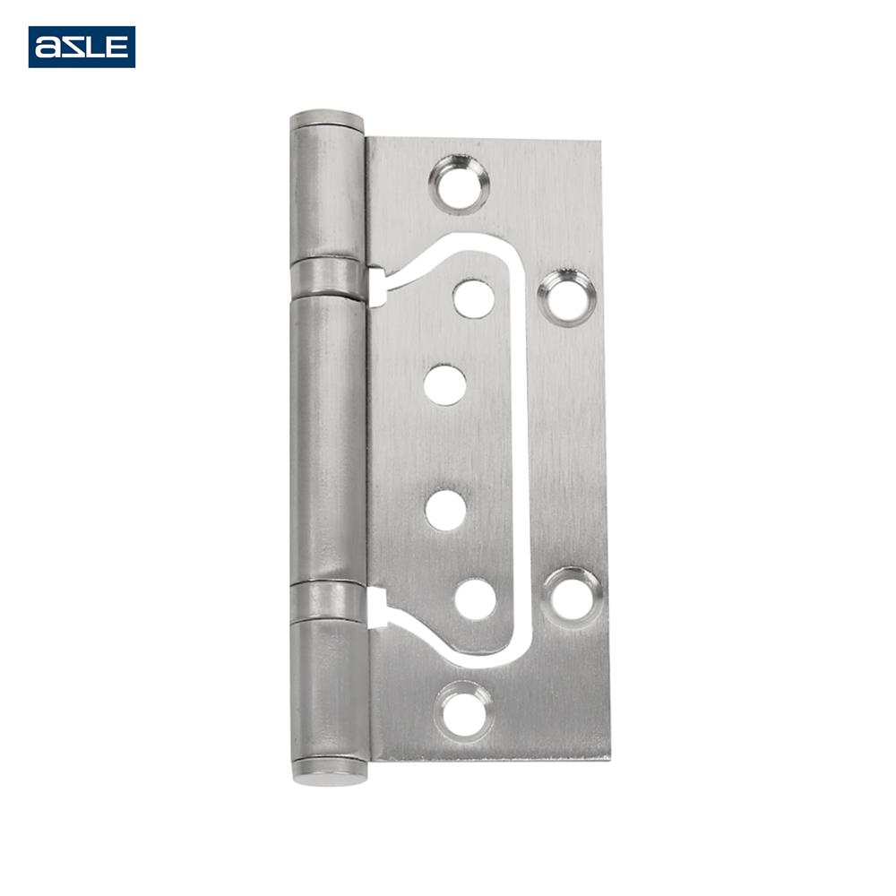 บานพับ 4X3 นิ้ว AZLE 268 ไม่เซาะร่อง สีสเตนเลส แพ็ก 3 ชิ้น