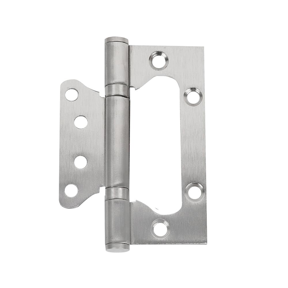 บานพับ 4X3 นิ้ว AZLE 268 ไม่เซาะร่อง สีสเตนเลส แพ็ก 3 ชิ้น