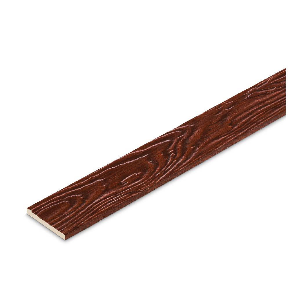 ไม้ระแนง SHERA ลายสัก 7.5X300X0.8 ซม. สีไม้มะค่าแดง