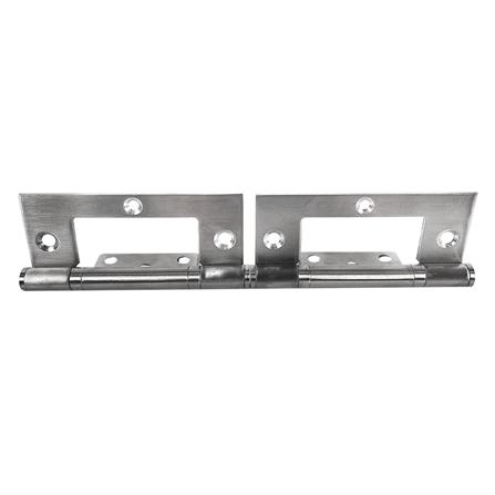 บานพับ 4X3 นิ้ว AZLE 268 SUS 304 ไม่เซาะร่อง สีสเตนเลส แพ็ก 2 ชิ้น_1