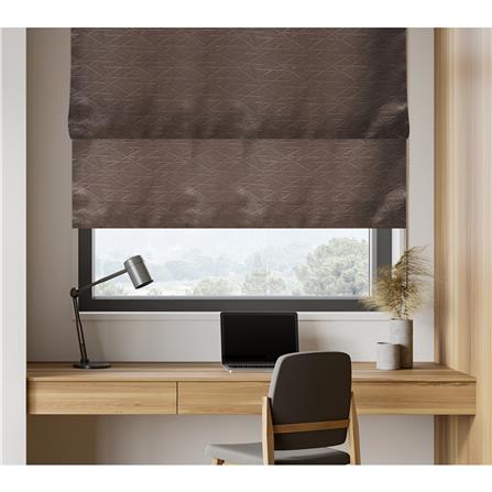 ผ้าม่านพับ HOME LIVING STYLE LACIA UV 100x160 ซม. สีน้ำตาล_6