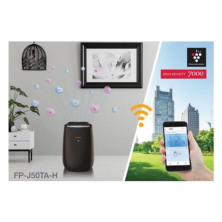 เครื่องฟอกอากาศ SHARP FP-J50TA-H 40ตารางเมตร_1