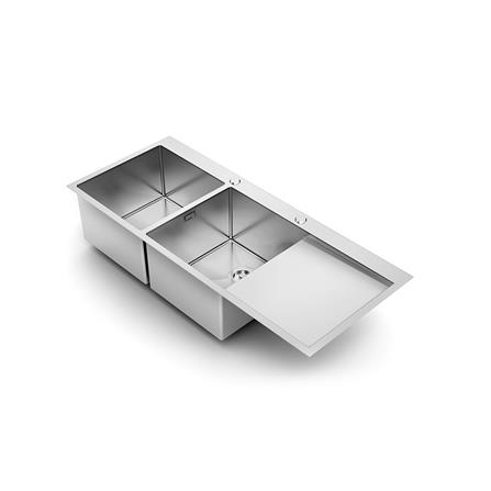 ซิงค์ฝัง 2หลุม 1ที่พัก LTP DT12050 สเตนเลส_2